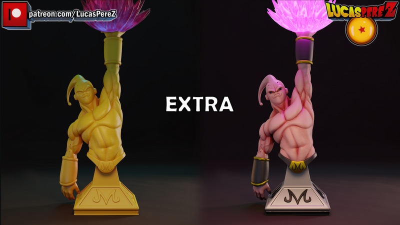 卢卡斯·佩雷斯 3D打印超级布布模型|Lucas Perez – Super Buu – 3D Print Model