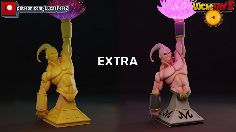 卢卡斯·佩雷斯 3D打印超级布布模型|Lucas Perez – Super Buu – 3D Print Model