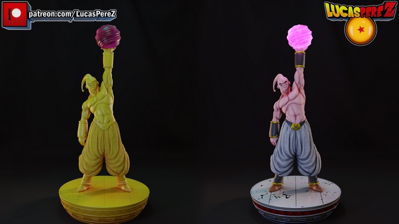 卢卡斯·佩雷斯 3D打印超级布布模型|Lucas Perez – Super Buu – 3D Print Model