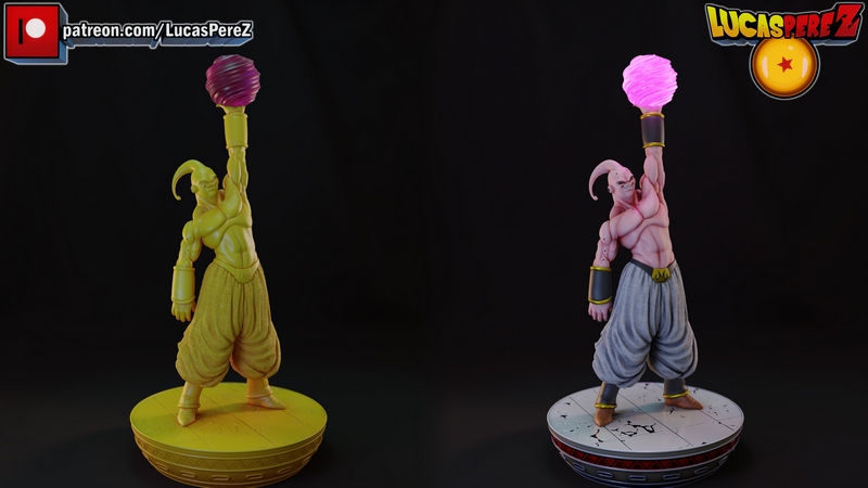 卢卡斯·佩雷斯 3D打印超级布布模型|Lucas Perez – Super Buu – 3D Print Model
