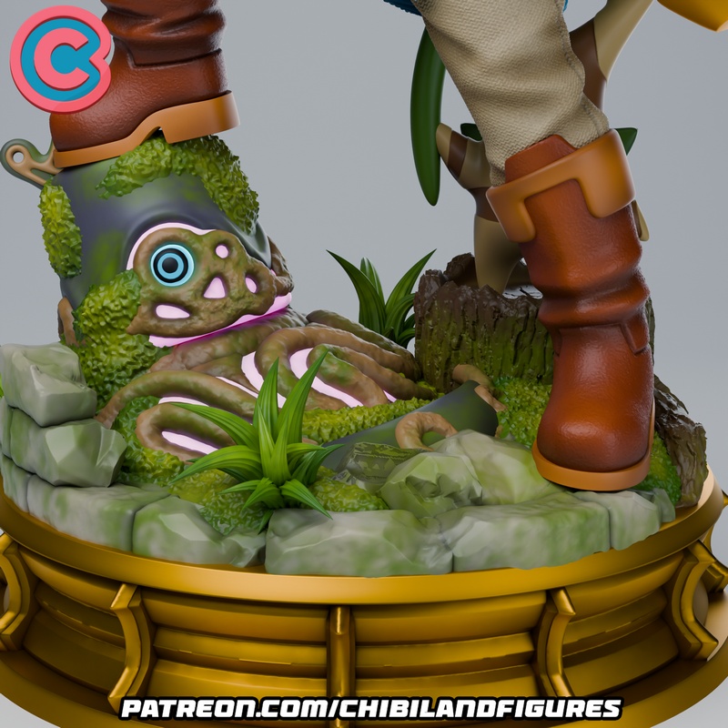 宝可梦3D打印模型-林克-旷野之息|Chibi Land Figures – Link – Breath of The Wild – 3D Print Model