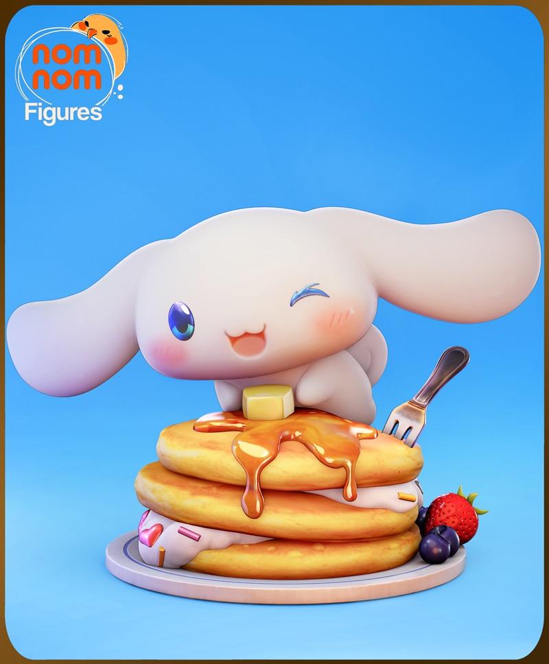 3D打印模型：Cinnamoroll与Hello Kitty萌系小熊人仔|Nomnom Figures – Chibi Cinnamoroll – Hello Kitty – 3D Print Model STL