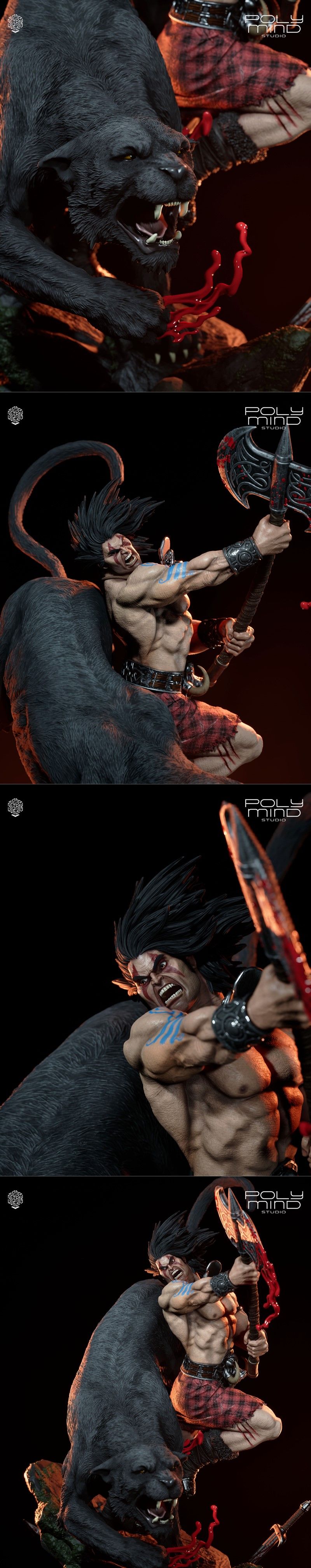 PolyMind Studio - 斯莱恩 - 3D打印模型|PolyMind Studio – Slaine – 3D Print Model STL