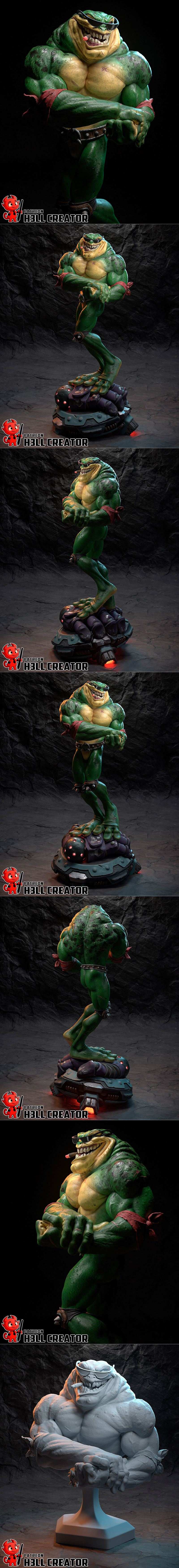 H3LL创作——Rash 3D打印模型|H3LL Creator – Rash – 3D Print Model STL