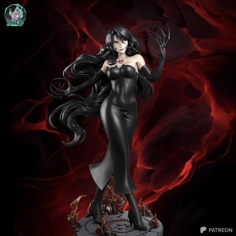 Kaidan 爱情动漫优雅角色 3D打印模型|Kaidan – Lust – Elegant Anime Character – 3D Print Model STL