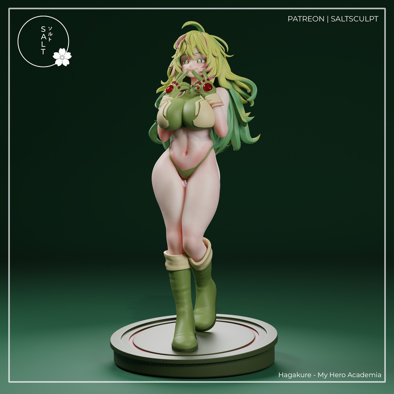 盐雕·火影忍者·我爱罗·3D打印模型|SaltSculpt – Hagakure Tooru – My Hero Acedemia – 3D Print Model