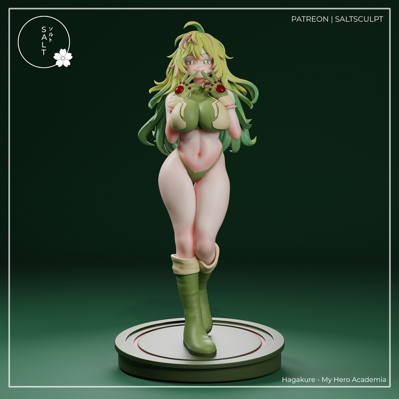 盐雕·火影忍者·我爱罗·3D打印模型|SaltSculpt – Hagakure Tooru – My Hero Acedemia – 3D Print Model