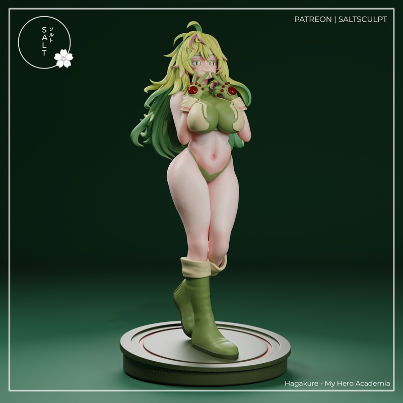 盐雕·火影忍者·我爱罗·3D打印模型|SaltSculpt – Hagakure Tooru – My Hero Acedemia – 3D Print Model