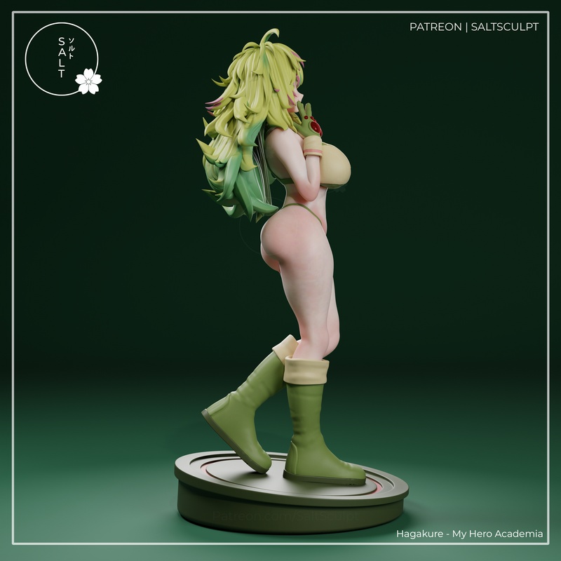 盐雕·火影忍者·我爱罗·3D打印模型|SaltSculpt – Hagakure Tooru – My Hero Acedemia – 3D Print Model