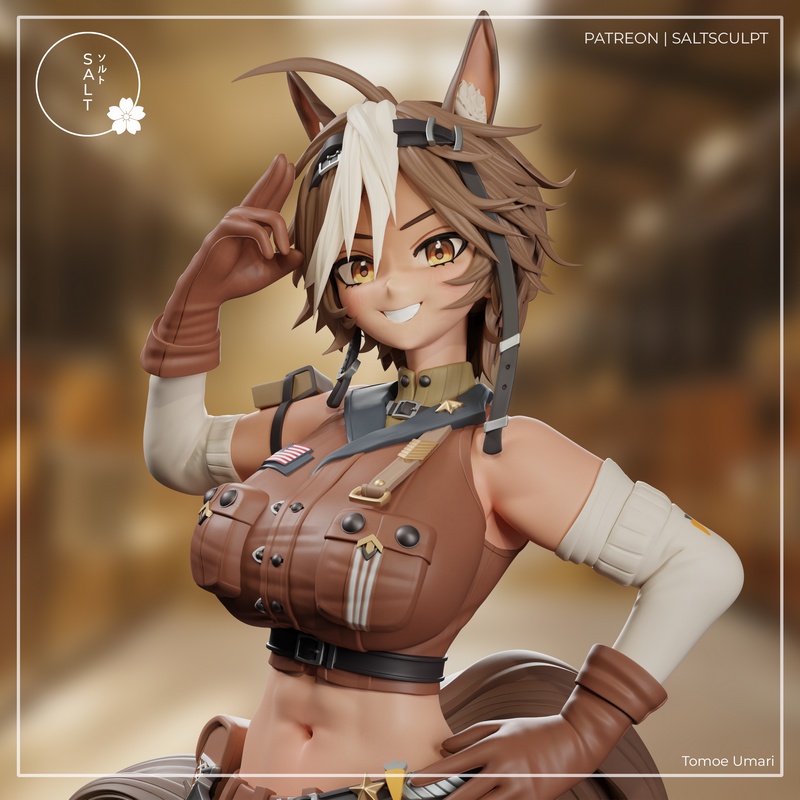 SaltSculpt出品 | 《Tomoe Umari》3D打印模型|SaltSculpt – Tomoe Umari – ENVtuber – 3D Print Model