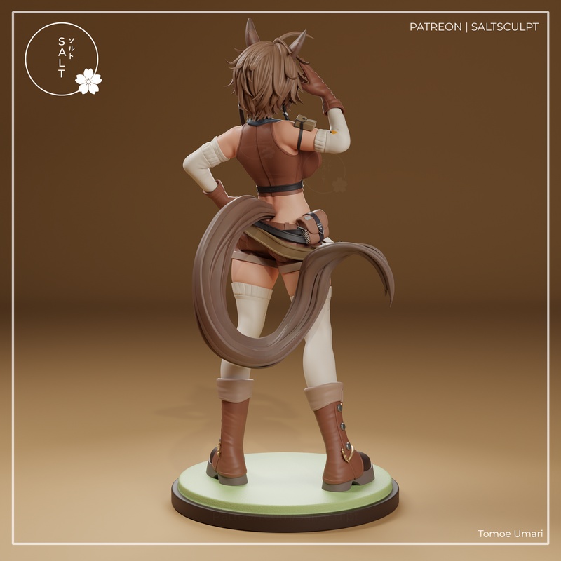 SaltSculpt出品 | 《Tomoe Umari》3D打印模型|SaltSculpt – Tomoe Umari – ENVtuber – 3D Print Model