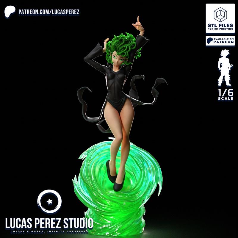 卢卡斯·佩雷斯 - 桃色拳击手 - 3D打印模型|Lucas Perez – Tatsumaki – 3D Print Model STL