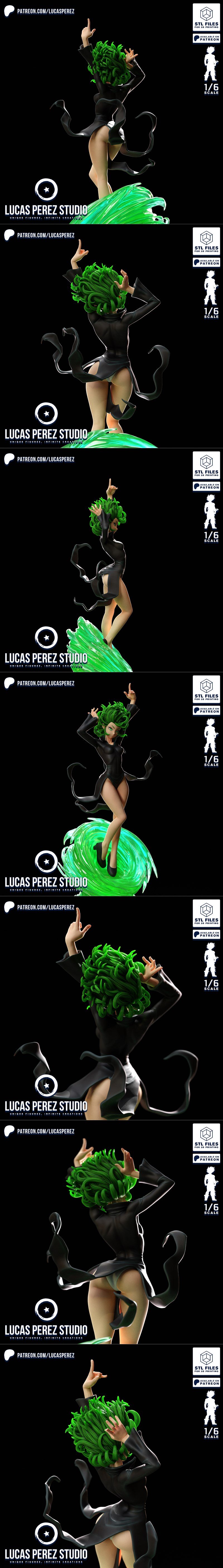 卢卡斯·佩雷斯 - 桃色拳击手 - 3D打印模型|Lucas Perez – Tatsumaki – 3D Print Model STL