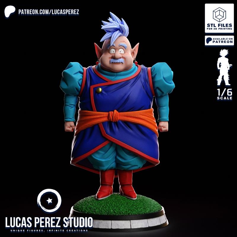 卢卡斯·佩雷斯 北凯欧申 3D打印模型|Lucas Perez – North Kaioshin – 3D Print Model STL