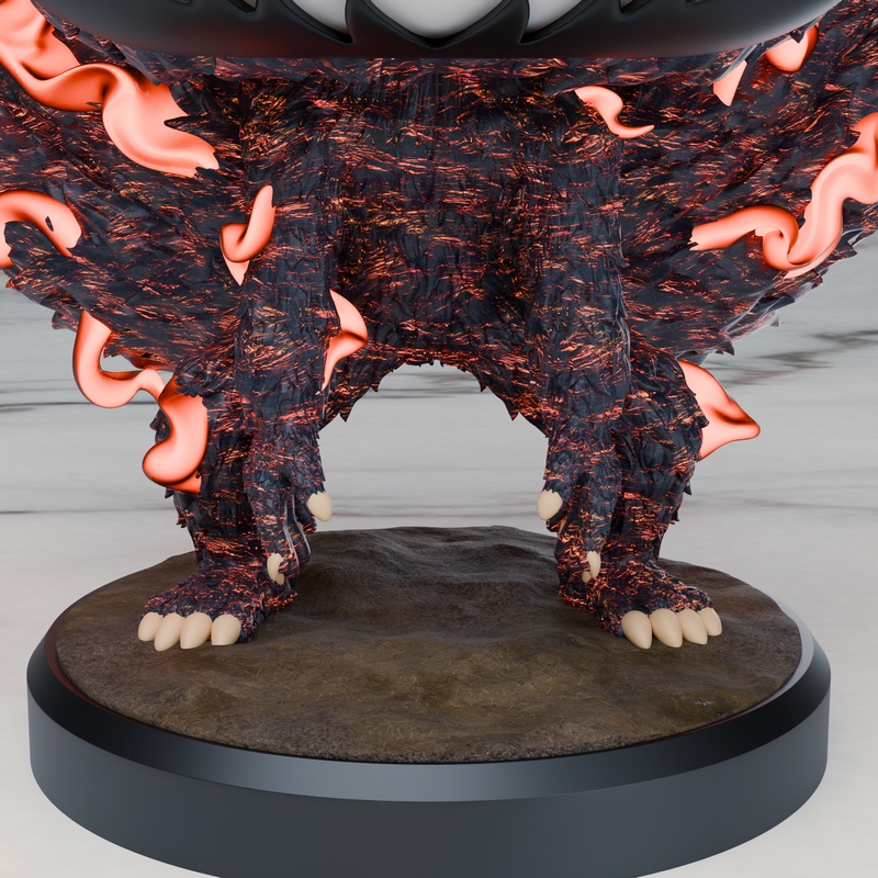 Naruto宇智波斑 3D打印模型|Chibi Land Figures – Naruto – Kyuubi 4 Tails – 3D Print Model
