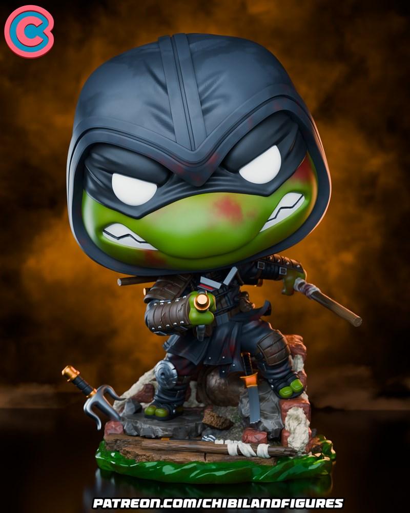 Chibi风格角色模型——最后的剑士3D打印模型|Chibi Land Figures – The Last Ronin Funko – 3D Print Model STL