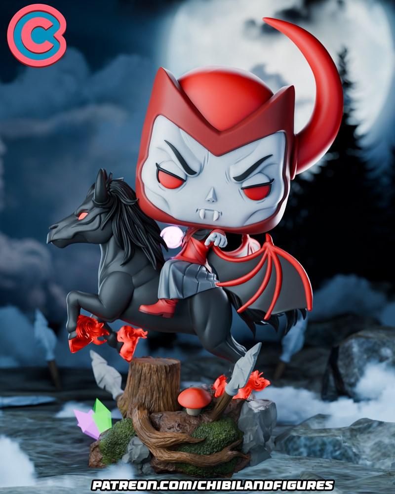 3D打印模型：Venger角色可动人偶|Chibi Land Figures – Venger – 3D Print Model STL