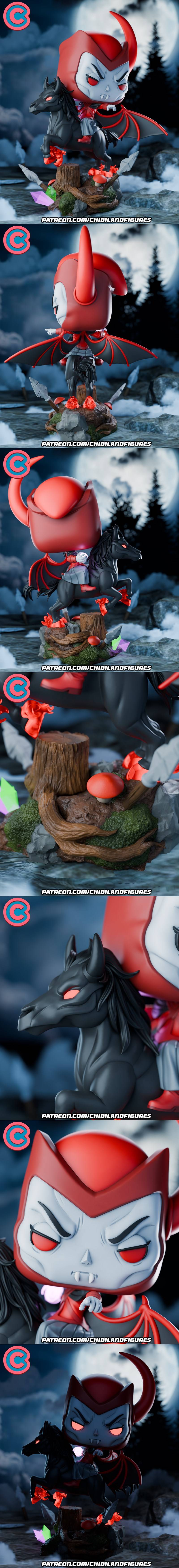 3D打印模型：Venger角色可动人偶|Chibi Land Figures – Venger – 3D Print Model STL