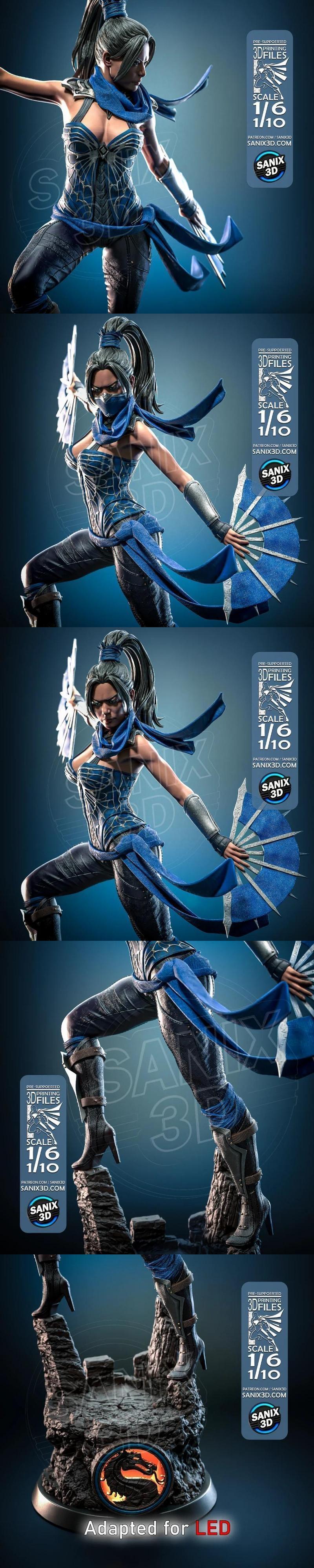Sanix - 奥特曼 - 奥特之王 3D打印模型|Sanix – Kitana – 3D Print Model STL