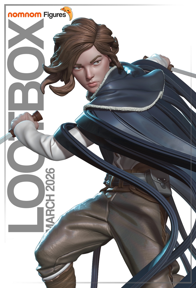 NomNom出品 | 《迷雾之born》3D打印模型|NomNom – Vin – Mistborn – 3D Print Model