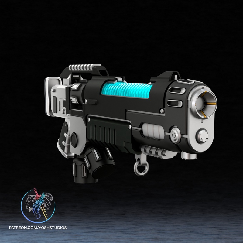 战锤等离子焚化器 3D打印模型|Yosh Studios – Warhammer Plasma Incinerator – 3D Print Model