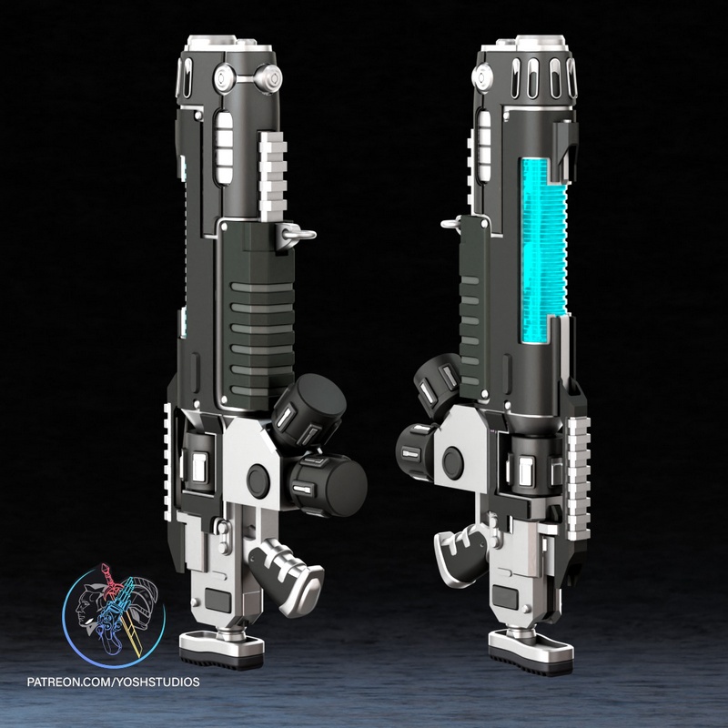 战锤等离子焚化器 3D打印模型|Yosh Studios – Warhammer Plasma Incinerator – 3D Print Model