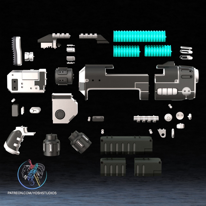 战锤等离子焚化器 3D打印模型|Yosh Studios – Warhammer Plasma Incinerator – 3D Print Model