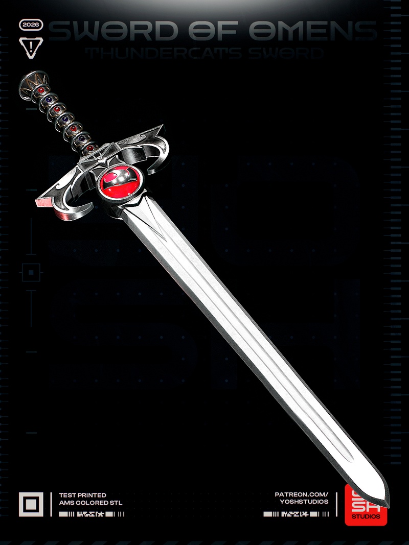 Yosh Studios《命运之剑》3D打印模型|Yosh Studios – Sword of Omens – 3D Print Model