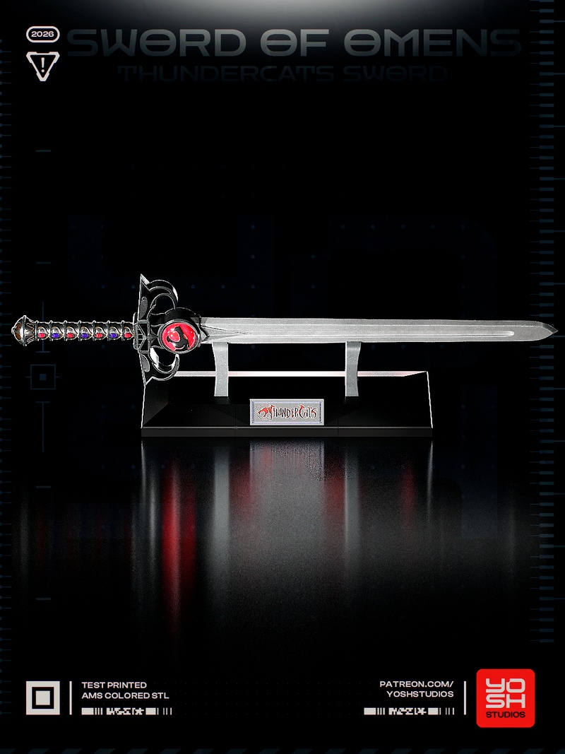 Yosh Studios《命运之剑》3D打印模型|Yosh Studios – Sword of Omens – 3D Print Model