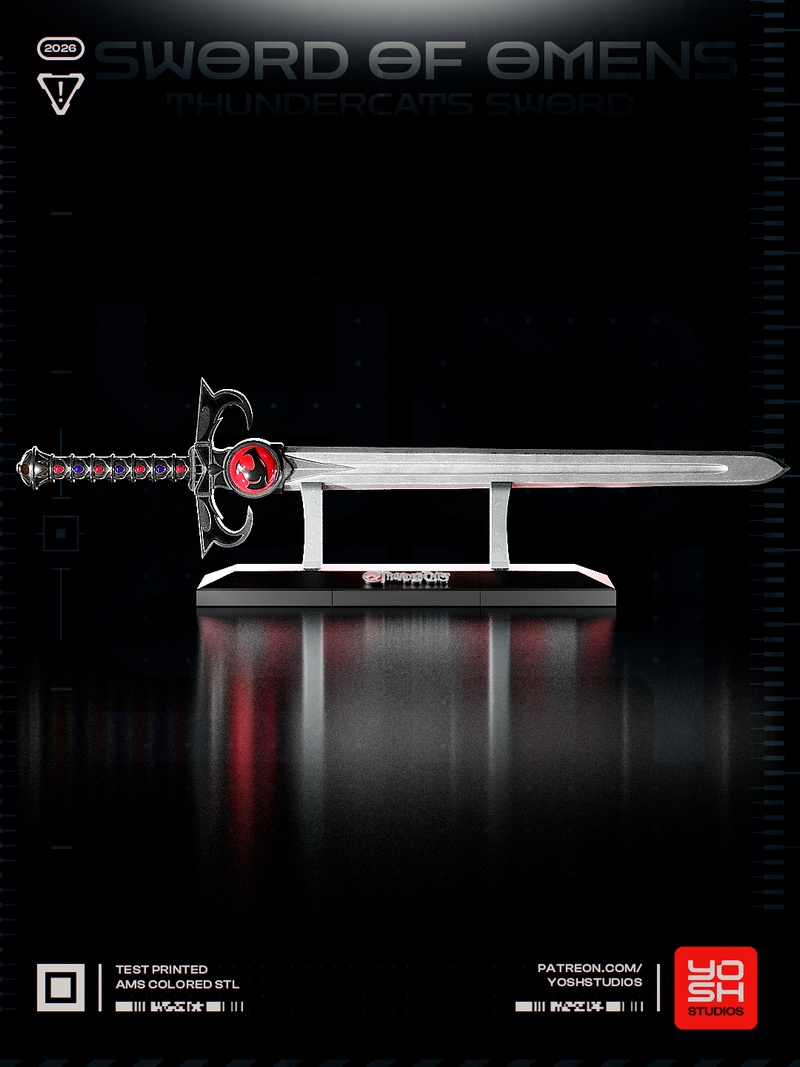 Yosh Studios《命运之剑》3D打印模型|Yosh Studios – Sword of Omens – 3D Print Model