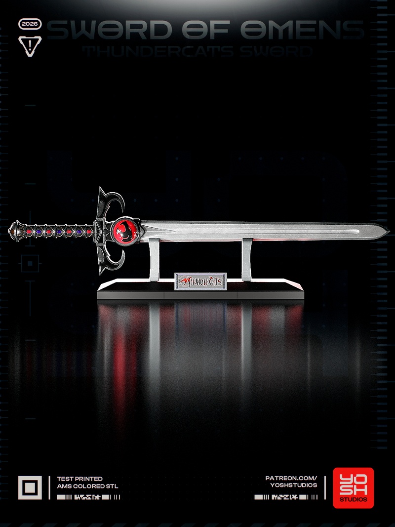 Yosh Studios《命运之剑》3D打印模型|Yosh Studios – Sword of Omens – 3D Print Model