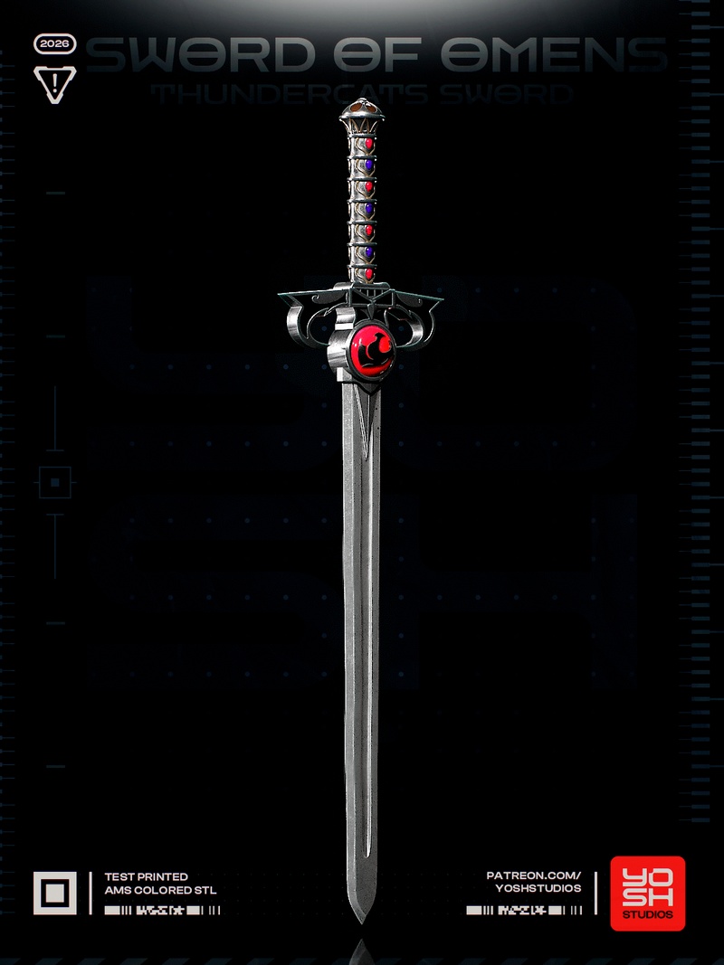 Yosh Studios《命运之剑》3D打印模型|Yosh Studios – Sword of Omens – 3D Print Model