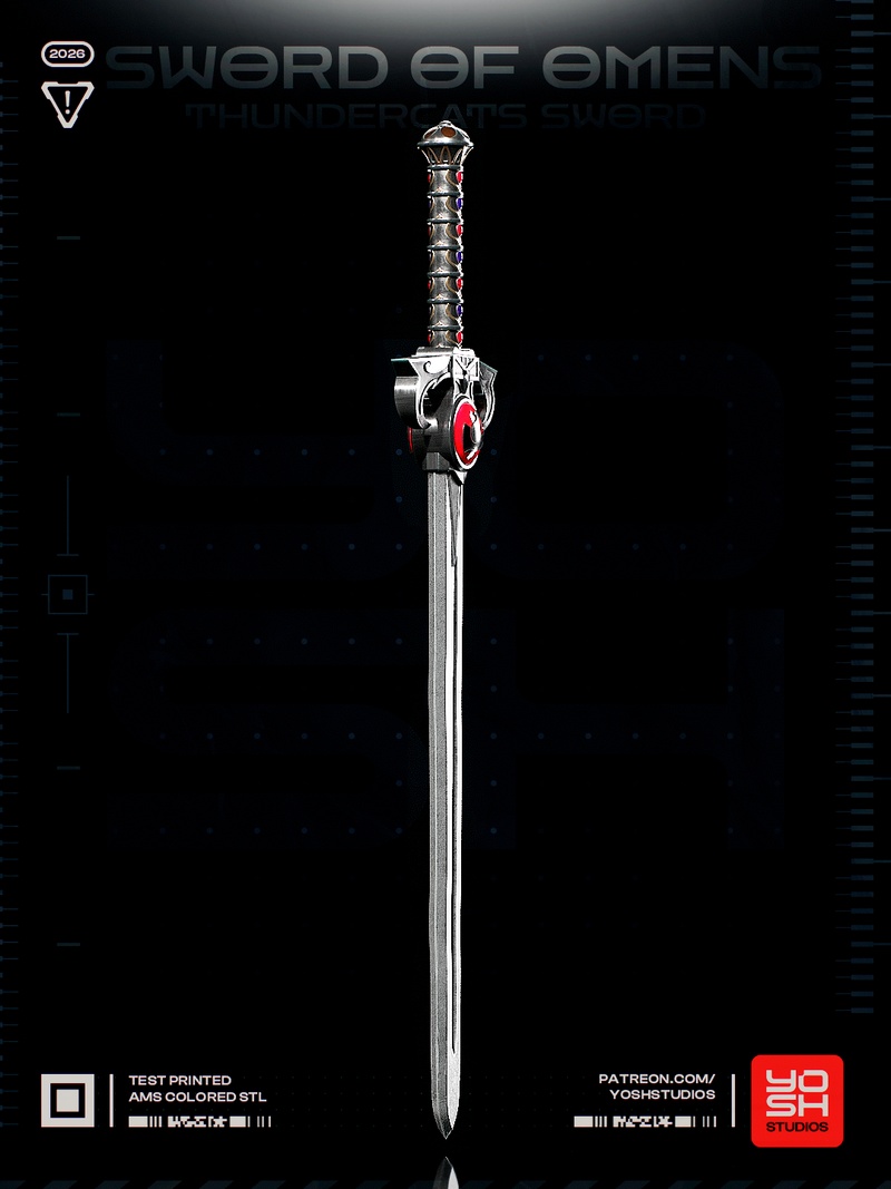 Yosh Studios《命运之剑》3D打印模型|Yosh Studios – Sword of Omens – 3D Print Model