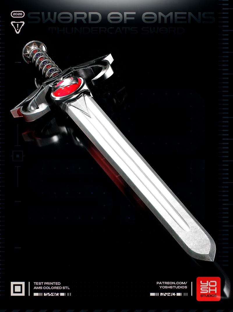 Yosh Studios《命运之剑》3D打印模型|Yosh Studios – Sword of Omens – 3D Print Model