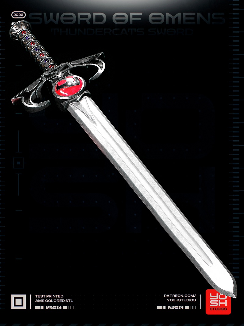 Yosh Studios《命运之剑》3D打印模型|Yosh Studios – Sword of Omens – 3D Print Model