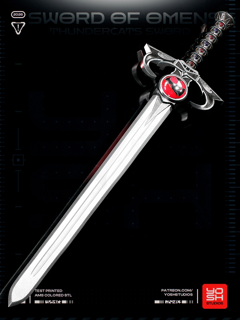 Yosh Studios《命运之剑》3D打印模型|Yosh Studios – Sword of Omens – 3D Print Model