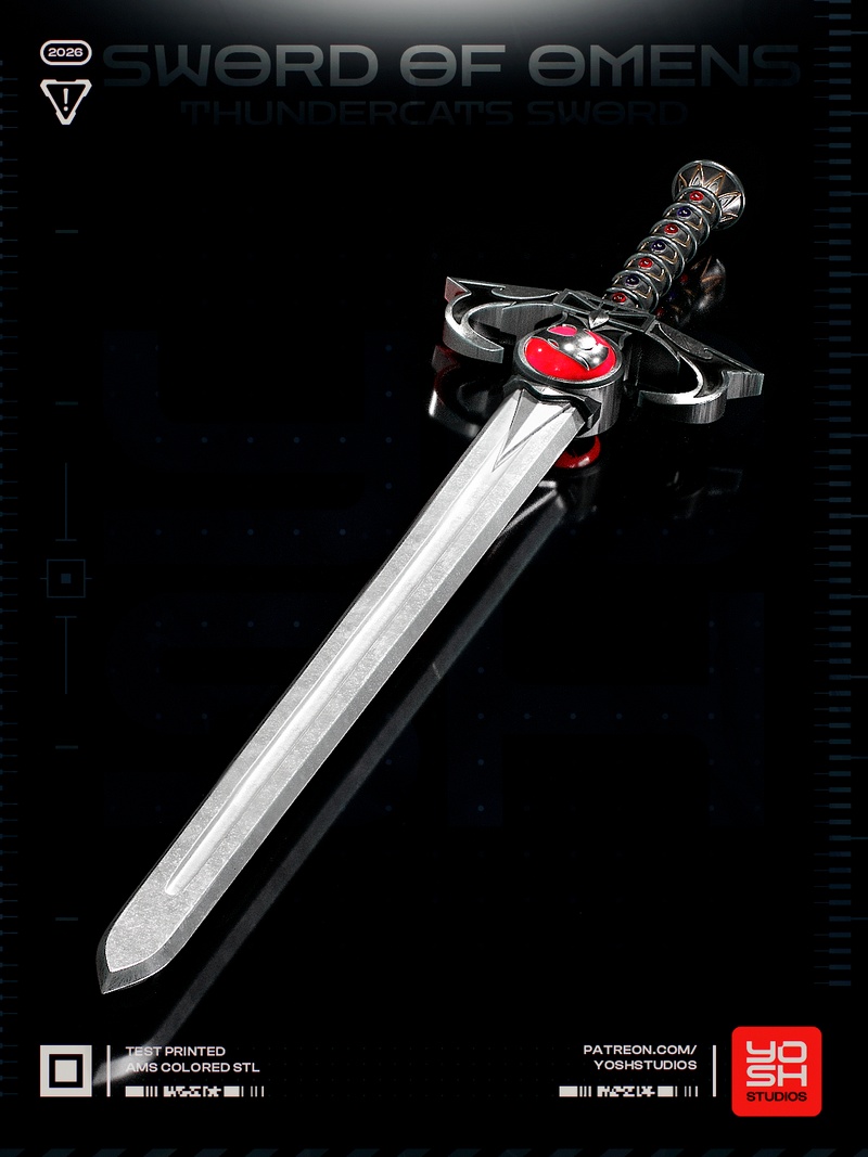 Yosh Studios《命运之剑》3D打印模型|Yosh Studios – Sword of Omens – 3D Print Model