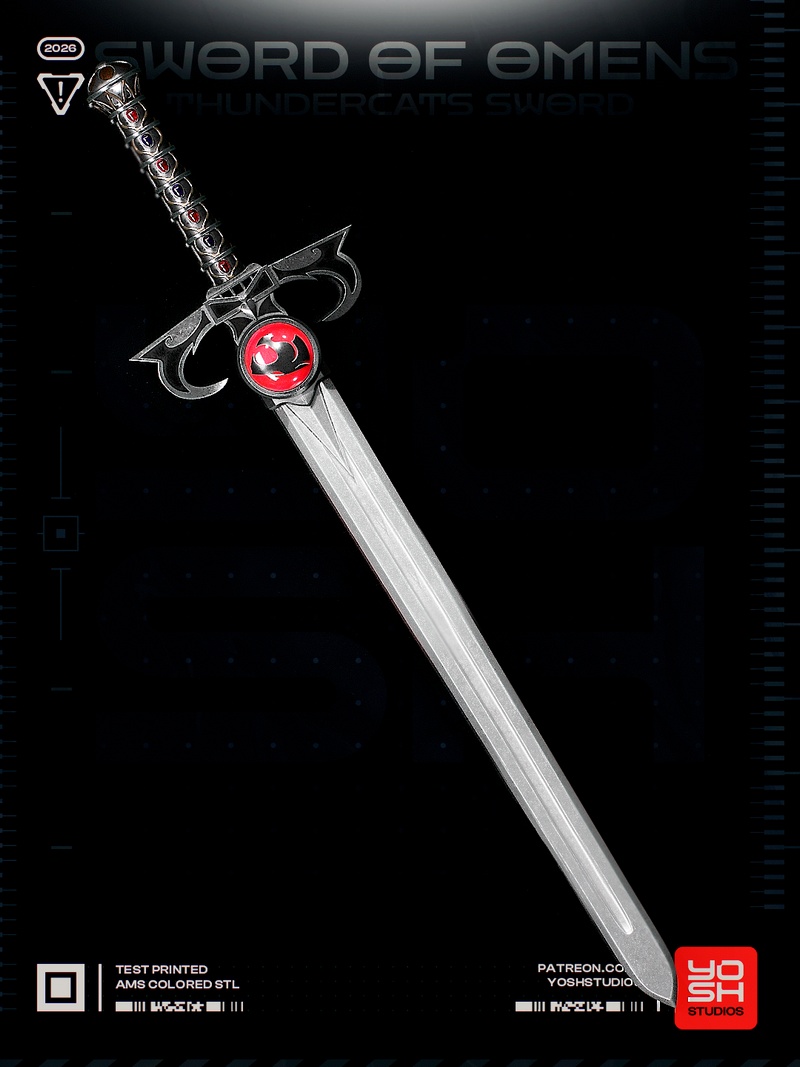 Yosh Studios《命运之剑》3D打印模型|Yosh Studios – Sword of Omens – 3D Print Model