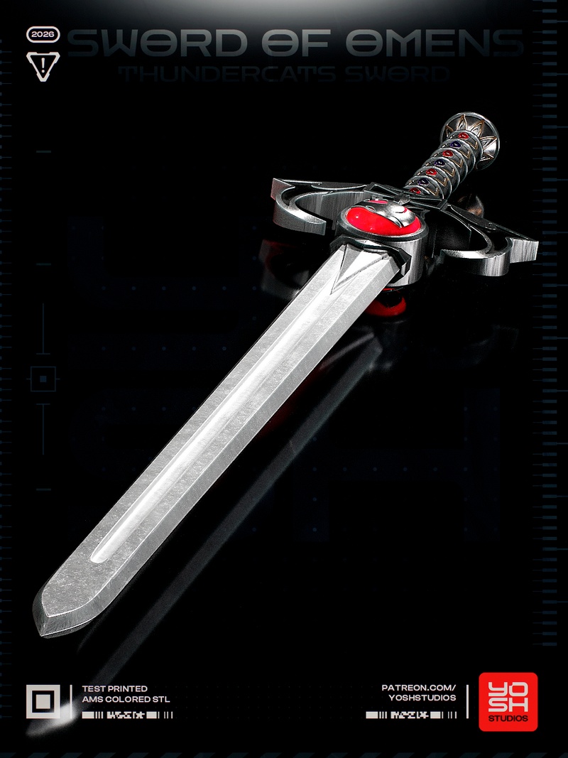 Yosh Studios《命运之剑》3D打印模型|Yosh Studios – Sword of Omens – 3D Print Model