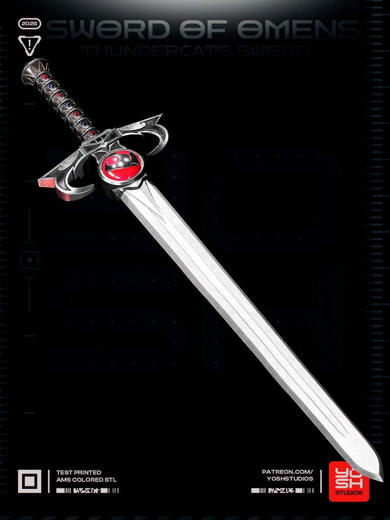 Yosh Studios《命运之剑》3D打印模型|Yosh Studios – Sword of Omens – 3D Print Model