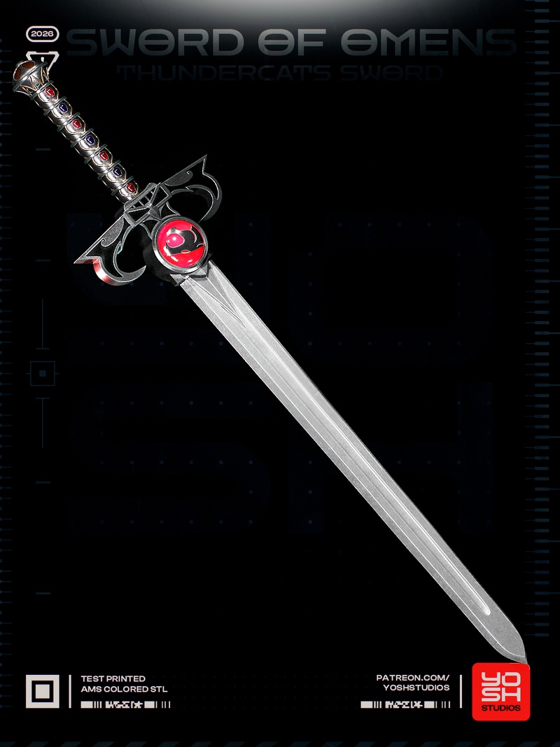 Yosh Studios《命运之剑》3D打印模型|Yosh Studios – Sword of Omens – 3D Print Model