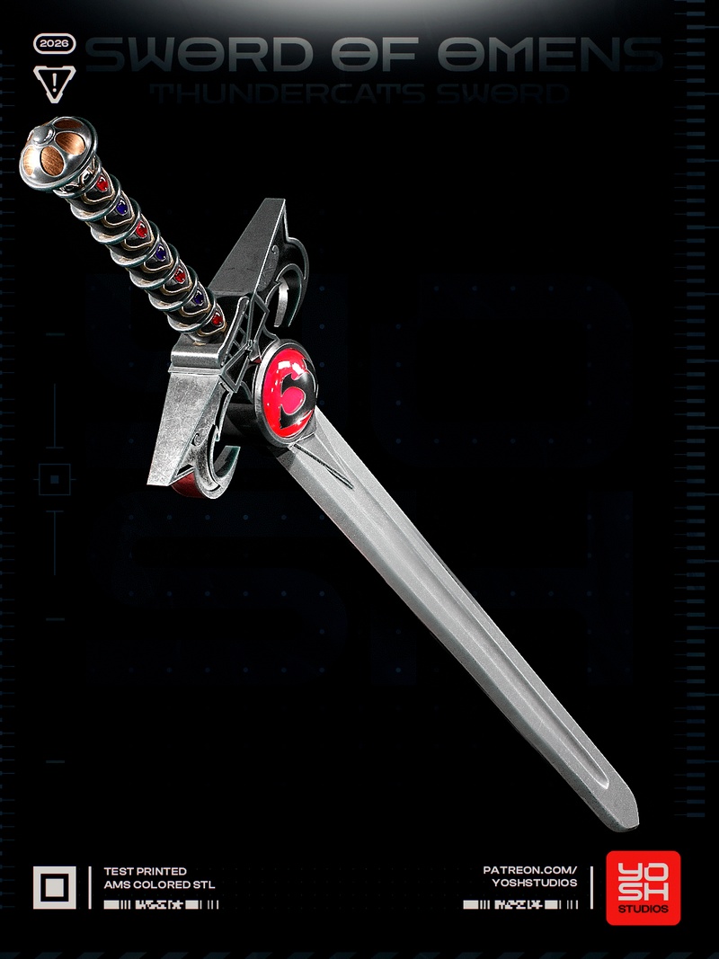 Yosh Studios《命运之剑》3D打印模型|Yosh Studios – Sword of Omens – 3D Print Model