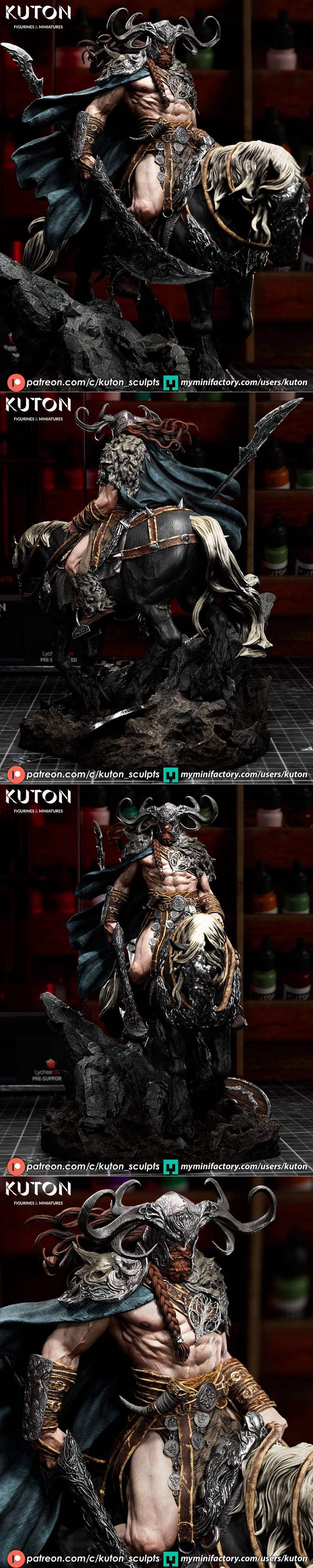 Kuton 3D打印模型：Osvif角色造型精摹版|Kuton – Osvif – 3D Print Model STL