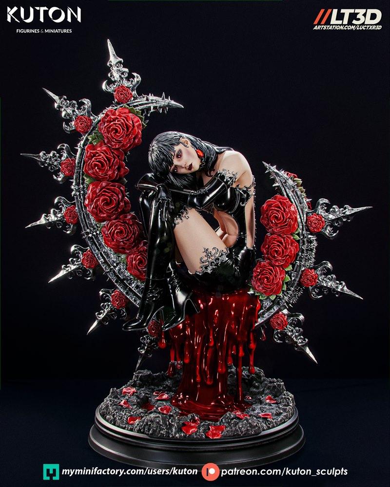 Kuton 3D打印模型：Morvayne角色雕塑模型|Kuton – Morvayne – 3D Print Model STL