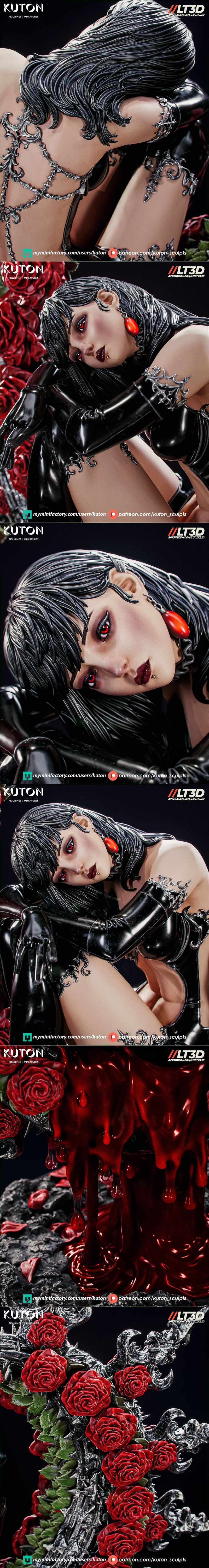 Kuton 3D打印模型：Morvayne角色雕塑模型|Kuton – Morvayne – 3D Print Model STL