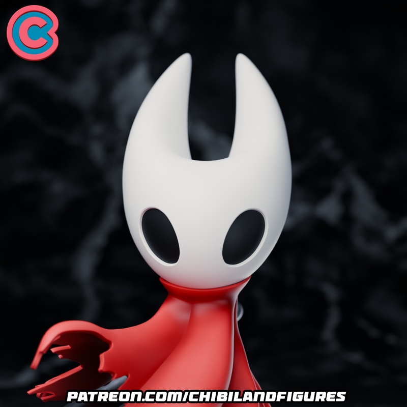 空洞骑士：丝歌篇 比利时小人3D打印模型|Chbi Land Figures – Hornet – Hollow knight Silksong – Chibi – 3D Print Model