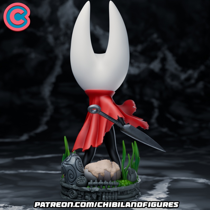 空洞骑士：丝歌篇 比利时小人3D打印模型|Chbi Land Figures – Hornet – Hollow knight Silksong – Chibi – 3D Print Model