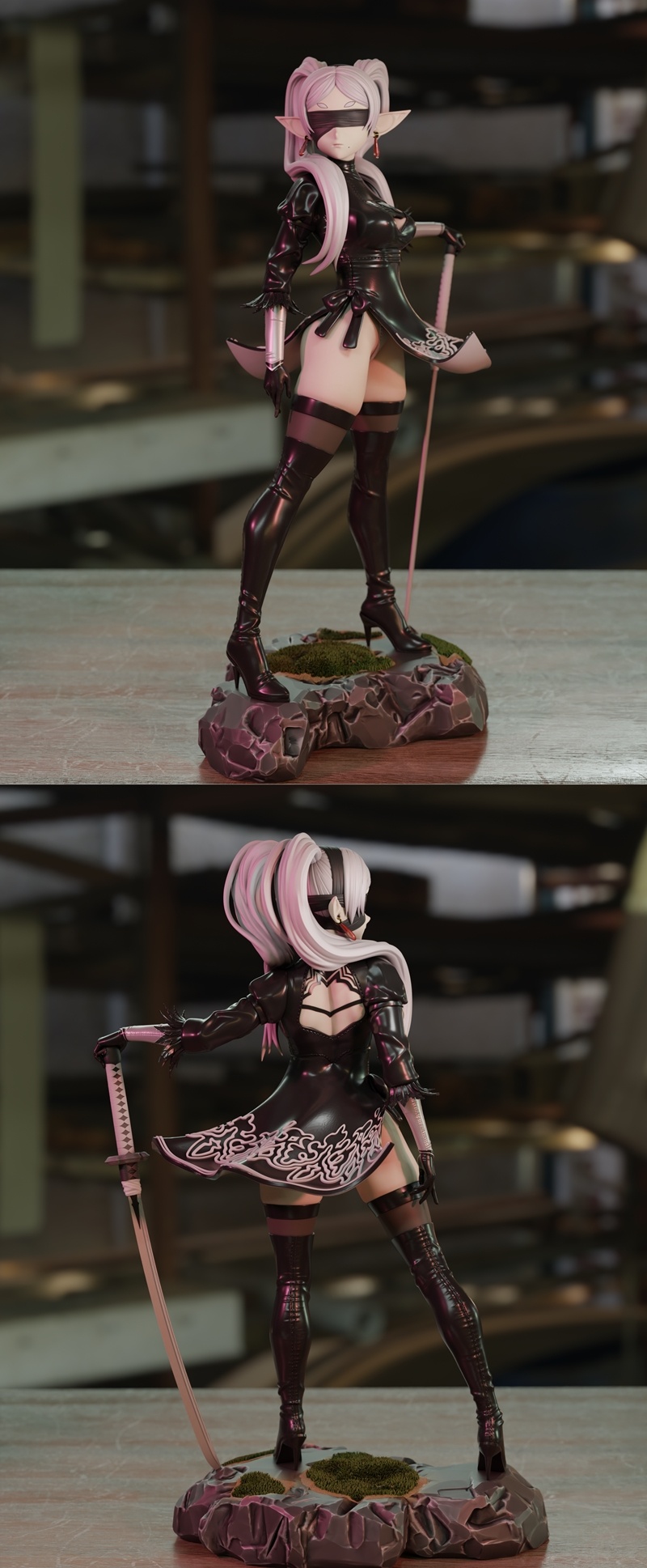 Momoji 2b 3D打印模型|Momoji – Frieren 2b – 3D Print Model STL