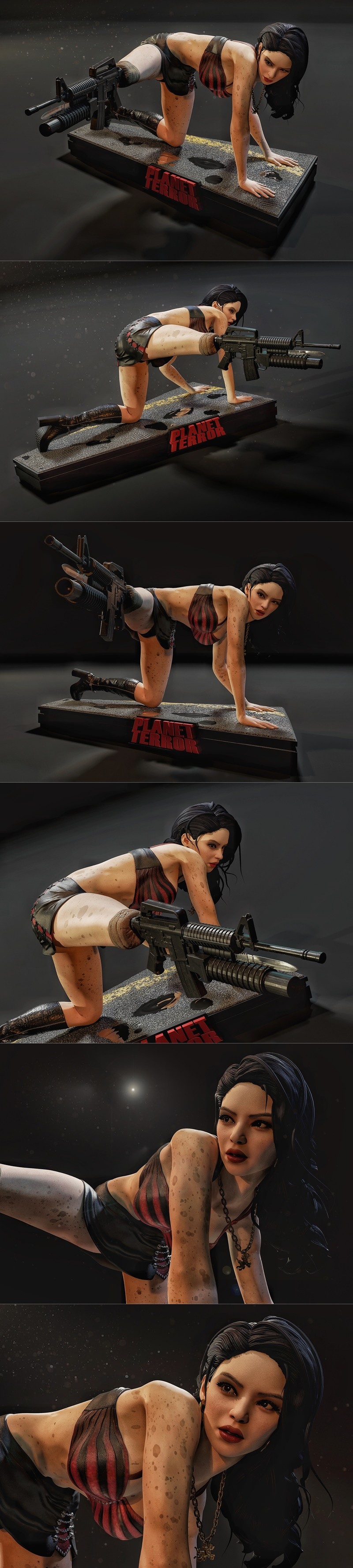 MCM3D - 《星球恐怖》樱桃模型 3D打印文件|MCM3D – Cherry (Planet Terror) – 3D Print Model STL