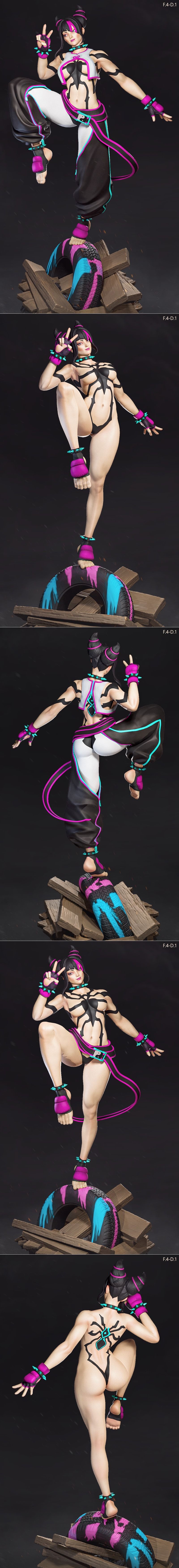 E.S怪物 - 朱莉 - 3D打印模型|E.S Monster – Juri – 3D Print Model STL